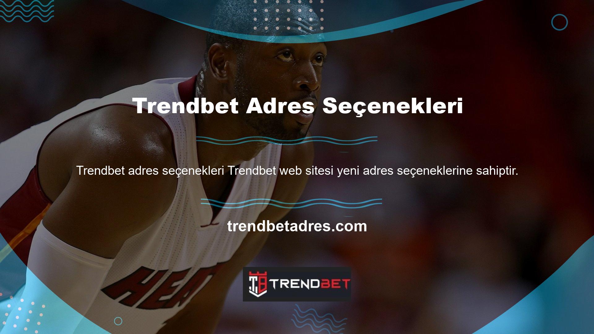 Bahis ve Trendbet farklı oyunlar